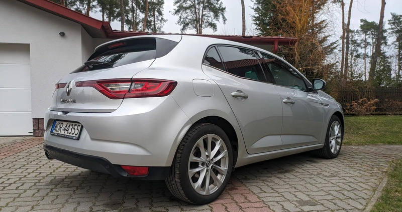 Renault Megane cena 55000 przebieg: 91800, rok produkcji 2016 z Łosice małe 191